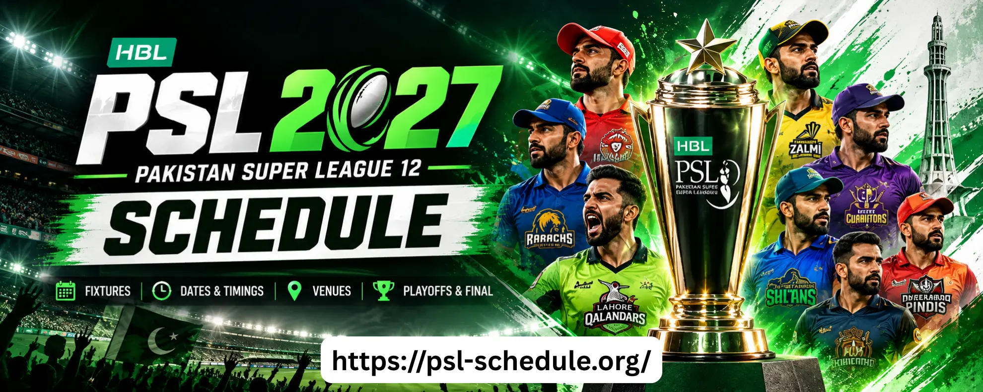 PSL 2027 Schedule